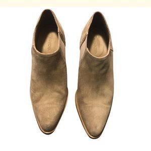 Vince tan suede ankle bootie Size 5